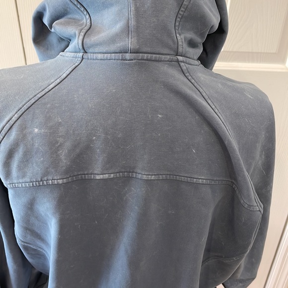 Lululemon acid wash scuba bluish/gray long sleeve hoodie sweatshirt - Picture 6 of 14